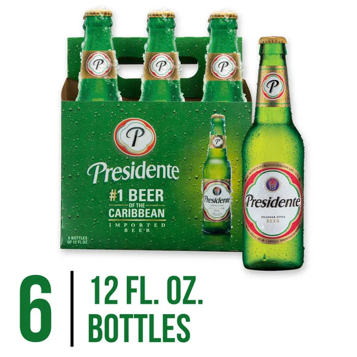 Presidente Beer 6 Pack - 12 FL OZ