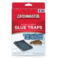 Catchmaster Mouse & Insect Glue Traps, Adhesive Rodent & Bug Catcher