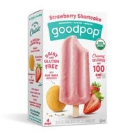 GoodPop Strawberry Shortcake, Organic, Frozen Fruit Bars