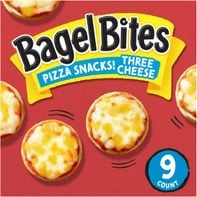 Bagel Bites Three Cheese Mini Pizza Bagel Frozen Food Snacks