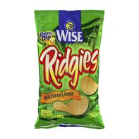 Wise Ridgies $2 Sour Cream & Onion Potato Chips