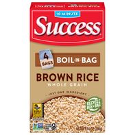 Success Brown Rice, Whole Grain, Boil-in-Bag