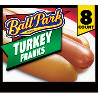 Ball Park Turkey Hot Dogs, 8 Count