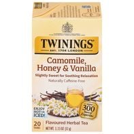 Twinings Flavoured Herbal Tea, Caffeine-Free, Camomile, Honey & Vanilla, Tea Bags