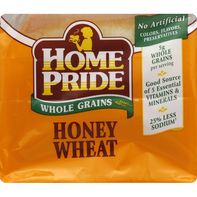 Home Pride Honey Whole Wheat Bread, Pre-Priced