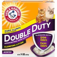 Arm & Hammer Double Duty Dual Advanced Odor Control Scented Clumping Cat Litter