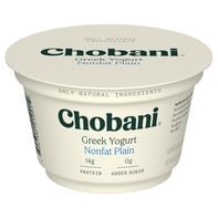 Chobani Nonfat Plain Greek Yogurt