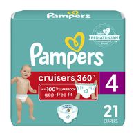 Pampers Cruisers 360 Diapers Size 4 21 Count