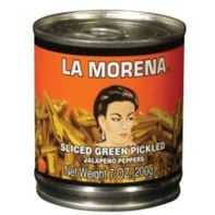 La Morena Sliced Green Pickled Jalapeno Peppers