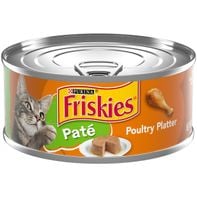 Purina Friskies Pate Wet Cat Food, Poultry Platter