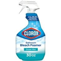 Clorox Bathroom Foamer with Bleach, Spray Bottle, Ocean Mist