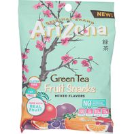 AriZona Fruit Snacks, Mixed Flavors, Green Tea