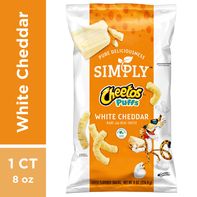 Cheetos Simply Puffs White Cheddar Cheese Flavored Snacks