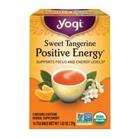 Yogi Tea Black Tea, Sweet Tangerine Positive Energy Tea, Contains Caffeine