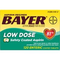 Bayer Aspirin 325 mg Tablets 100 Count