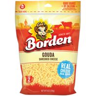 Borden Regular Shredded Cheese, Gouda