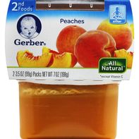 Gerber Teethers Banana Peach 1.7 oz.