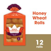 King's Hawaiian Honey Wheat Rolls