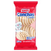 Bimbo Conchas, 2 count, Vanilla Fine Pastry