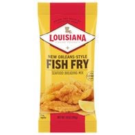 Louisiana Fish Fry Products Seafood Breading Mix, Fish Fry, New Orleans Style, Lemon