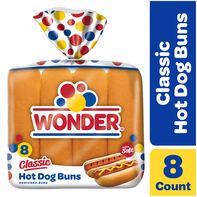 Wonder Bread Hot Dog Buns, Classic, Extra Soft