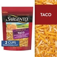 Sargento Shredded Taco Natural Cheese with Authentic Seasonings