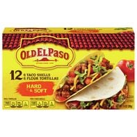 Old El Paso Taco Shells & Flour Tortillas, Hard & Soft