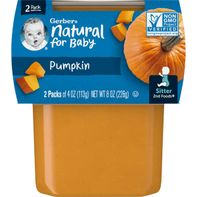 Gerber Baby Food Pumpkin Tubs