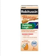 Robitussin Honey Nighttime Cough DM Max