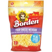 Borden Finely Shredded Cheese, Four Cheese Mexican