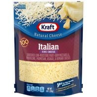 Borden 6 Cheese Italian Blend Shredded Cheese, 8 oz.