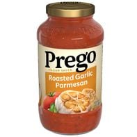 Prego Roasted Garlic Parmesan Pasta Sauce