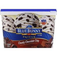 Blue Bunny Ice Cream, Chunky Chocolate Chip