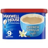 Maxwell House French Vanilla Cafe-Style Instant Coffee Beverage Mix