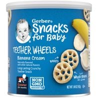 Gerber Teether Wheels Banana Cream Canister