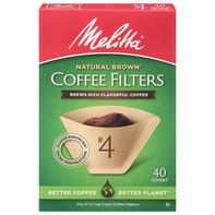 Melitta Super Premium Natural Brown Cone Coffee Filters