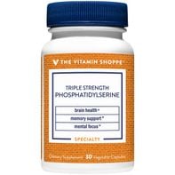 The Vitamin Shoppe Triple Strength Phosphatidylserine for Brain, Memory & Focus - 300 MG (30 Vegetarian Capsules)