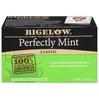 Bigelow Tea, Perfectly Mint, Classic, Tea Bags