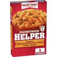 Hamburger Helper Double Cheeseburger Macaroni Pasta Meal