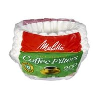 Melitta Super Premium 8-12 Cup White Basket Coffee Filter Paper