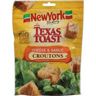 New York Style Croutons, Texas Toast, Cheese & Garlic