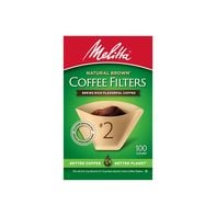 Melitta #2 Cone Natural Brown Coffee Filters