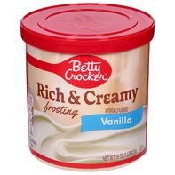 Betty Crocker Frosting, Vanilla, Rich & Creamy