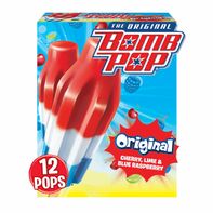 Bomb Pop Original Popsicles 12-Count, 29.7oz