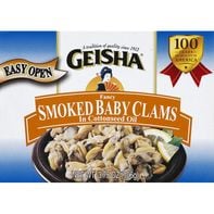 Geisha Smoked Baby Clams