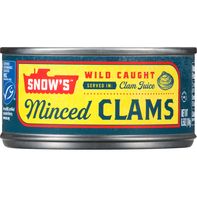 Snow's Clams, Minced, Wild Caught