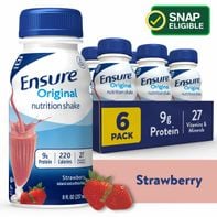 Ensure Original Nutrition Shake Strawberry Ready-to-Drink Bottles