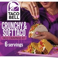 Taco Bell Taco Cravings Kit, Crunchy & Soft