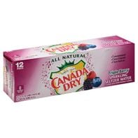 Canada Dry Triple Berry Sparkling Seltzer Water