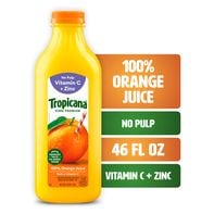 Tropicana Vitamin C + Zinc Juice, 32 fl oz.